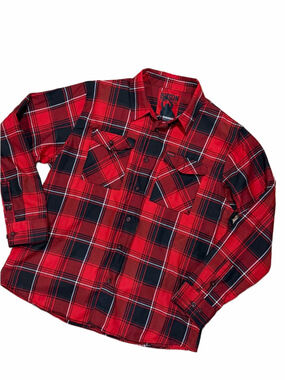 DIXXON The Chainsaw Button-Down Shirt Flannel Men’s 2X